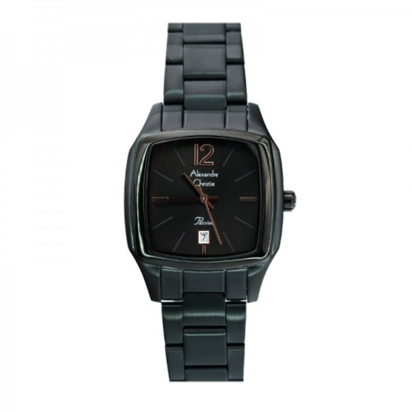 Alexandre Christie AC 2454 Full Black Rosegold Tick LDBIPBARG